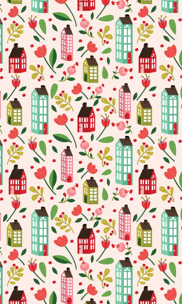 floral-houses-illustrated-seamless-pattern