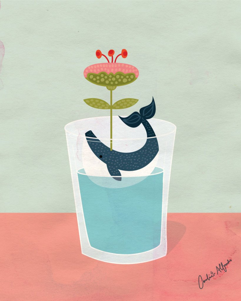 whale-in-glass-with-flower-illustration-carolinealfreds